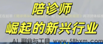 不上班怎么挣钱？做本地陪诊，