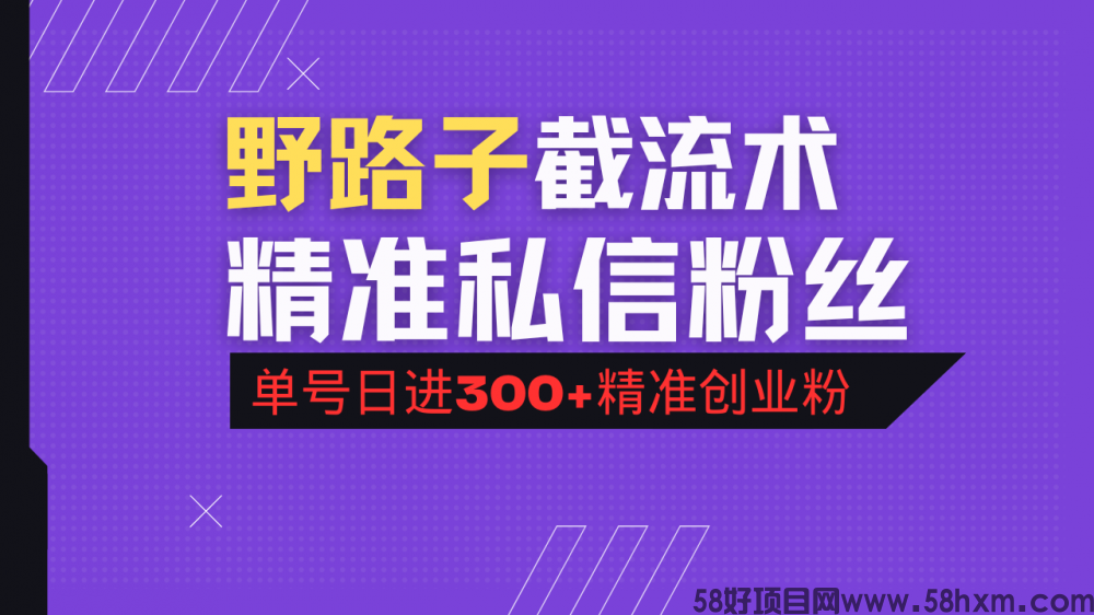 抖音评论区野路子引流术，精准私信粉丝，单号日引流300+精准创业粉