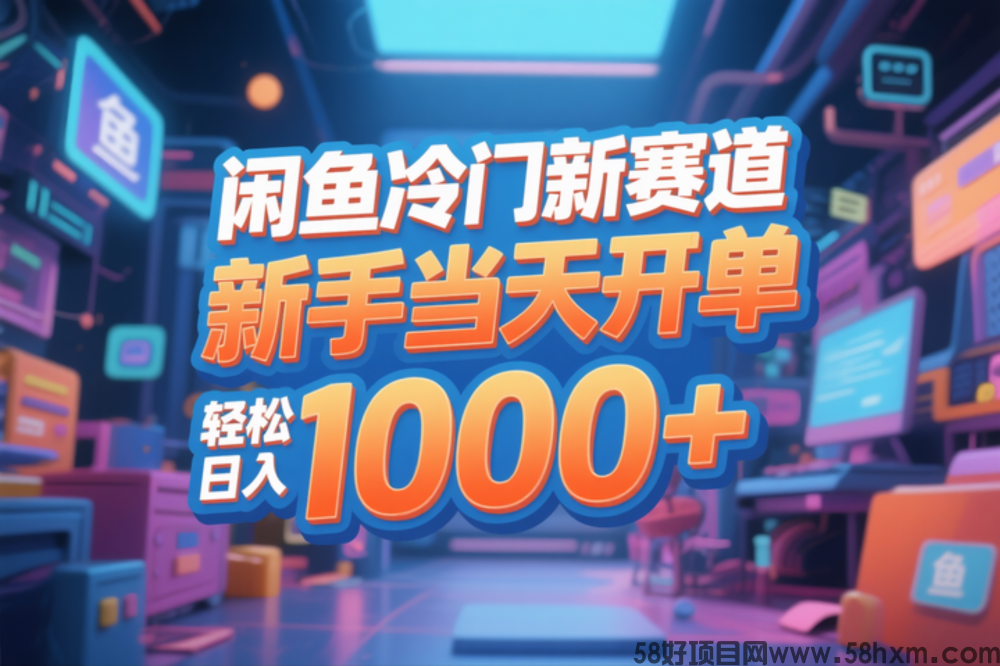 闲鱼冷门新赛道,新手当天开单,轻松日入1000+