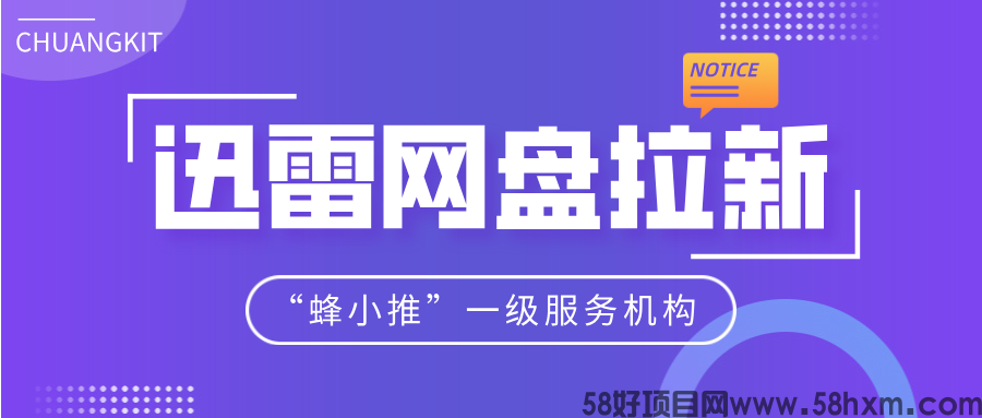 【蜂小推】打工人必看！迅雷网盘拉新搞钱，比加班靠谱