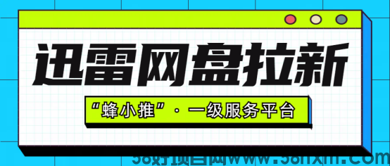 【蜂小推】上网冲浪还能赚钱？迅雷网盘拉新了解下