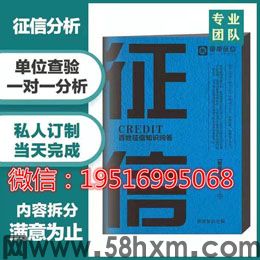 个人征信报告pdf修改软件纸质征信报告扫描流程