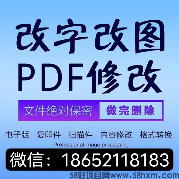 纸质征信报告无痕修改改pdf教学编辑密码解析