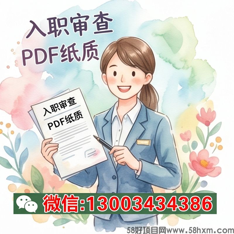 从技术逻辑看征信报告为什么不适合PS修改而pdf文件的编辑密码会打不开